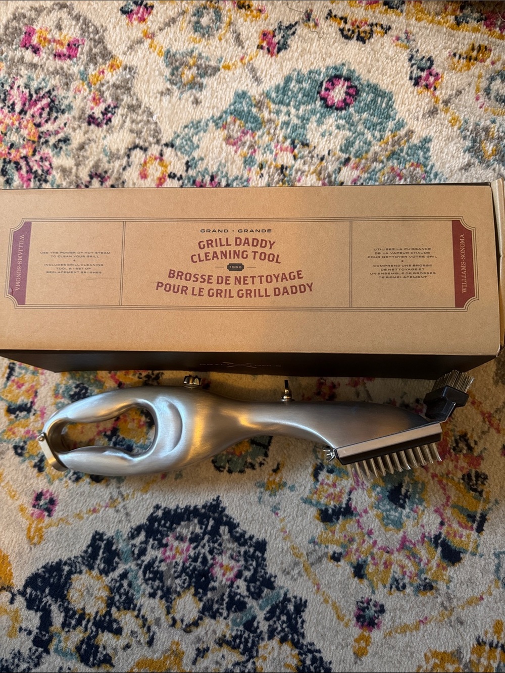 Grill Cleaning Tool - Silver